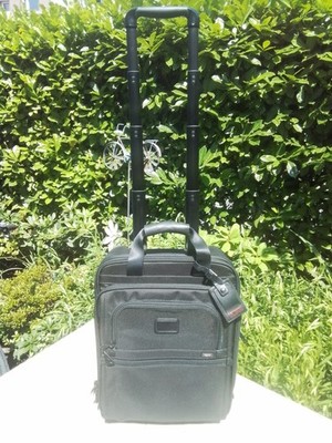 TUMI Alpha,Business-Aktentasche,Trolley mit Rollen,Teleskopgriff,Schwarz