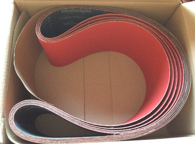 BOX MIT 5 KERAMIK SCHLEIFBBÄNDERN P963S RESIN SUNMIGHT (KÖRNUNG P60) 150mm x 1525mm