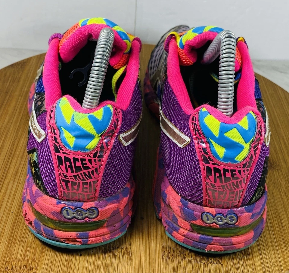 Zapato para correr Asics Gel-Noosa Tri 8 para mujer talla 7 púrpura rosa T356N triatlón VER FOTO Foto 4 de 4