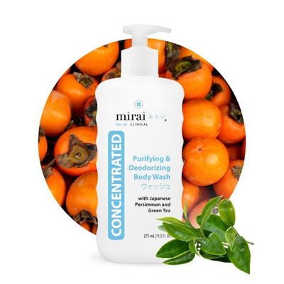 Mirai Clinical Body Wash for Strong Body Odor - Renewing Body Purifying  Deod...