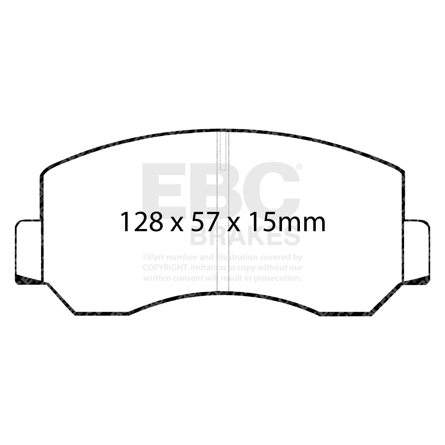 EBC DP451 BRAKE PAD SET DISC BRAKE
