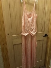 vintage henson kickernick Pink Nylon Long nightgown Size Small-nwt  Unused