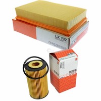 Mahle / Knecht Set Filterpaket Luftfilter LX 737 ÖLfilter OX 401D