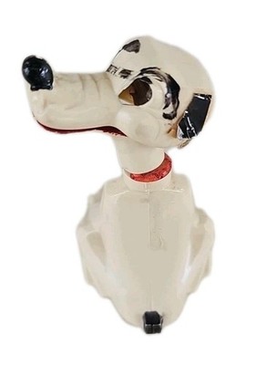 Vintage Plastic Pluto Dog J.V.Z. CO.Figure Magnet Bone Prize Toy READ
