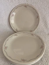 Corelle By Corning English Breakfast Pattern Dinner Plates Set 8 Vintage 10.25”