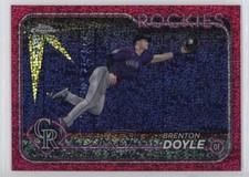 2024 Topps Chrome Magenta Speckle Refractor /350 Brenton Doyle #139 0hk8