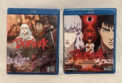 Berserk Golden Age Arc 1 & 2 Egg Of The King Battle For Doldrey Blu-Ray Set