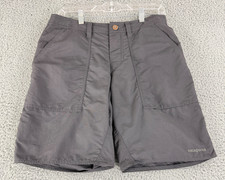 Patagonia Wavefarer Stand-Up Shorts Mens 31 Gray Casual Outdoors Hiking Pocket