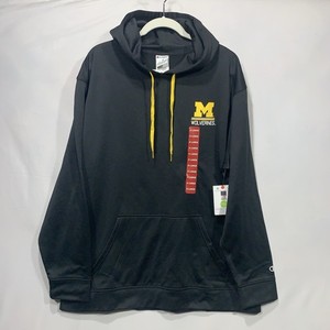 NWT Mens XL Michigan Wolverines NCAA Hoodie Champion Sweatshirt Black