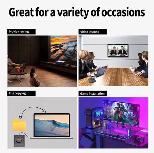 7 in 1 USB 3.0 Externes Laufwerk DVD CD UHD 4K Brenner Player für Laptop PC DHL - Bild 14 von 19