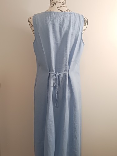 J Jill Dress M Blue Denim Maxi Dress - Picture 7 of 9