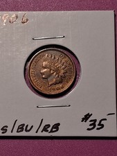 1906 IHC INDIAN HEAD CENT. MS/ BU/RB.