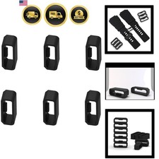 Paquete de 6 anillos de sujeción de repuesto para bandas Garmin Vivosmart HR/HR+, silicona...
