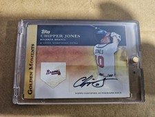 2012 Topps Golden Moments Autograph Chipper Jones GMA-CJ - Braves - HOF -