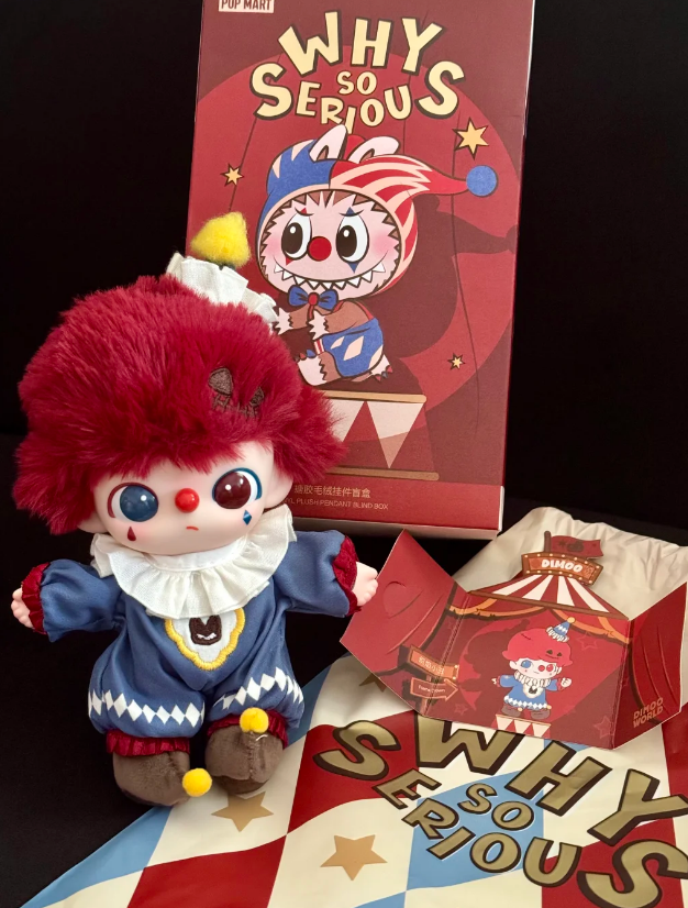 新品未開封 POP MART WHY SO SERIOUS 5ピース WHY SO SERIOUS Series-Vinyl Plush Pendant Blind Box - POP MART