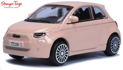 Bburago Fiat 500e La Prima 2021 pink 1:43