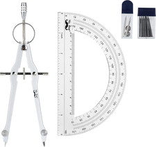 Mr. Pen- Protractor and Compass Set, Compass Protractor Set, Protractor  Compas
