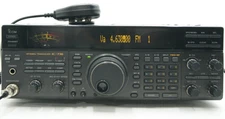 ICOM IC-736 HF 50MHz Transceiver 100W Black + Mic Good Cond.