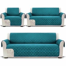Sofa Covers Quilted Throw Washable Anti-Slip Cover Couch Furniture Protector Pet
