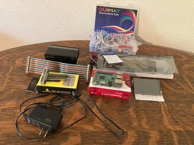 Raspberry Pi 3 Model B  (3B+) Kit w/ Case, Sensors, Screen, Power Supply & MORE!
