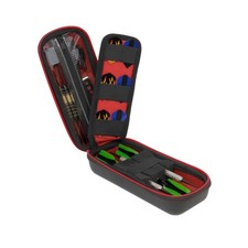 USA Gear Dart Case Holster for 3 Dart Set, 12 Slim Flights more - Red