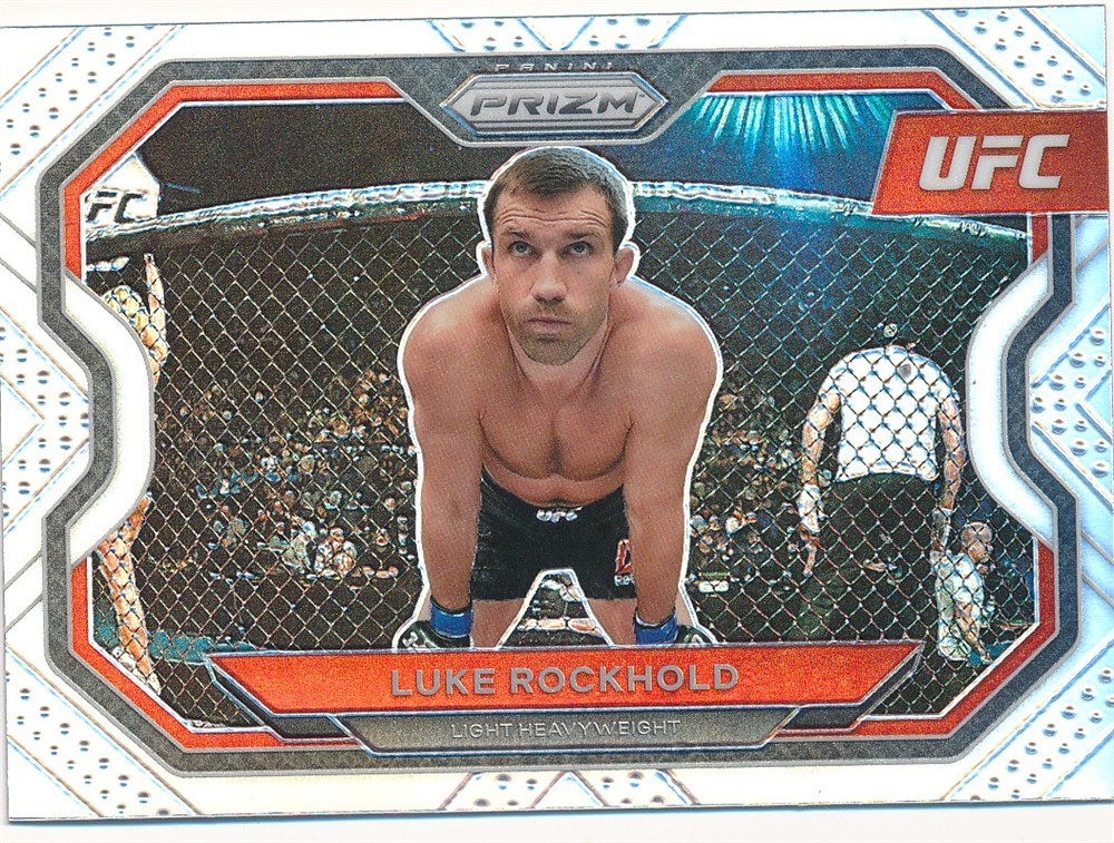 LUKE ROCKHOLD 2021 PANINI PRIZM UFC SILVER #113 MINT