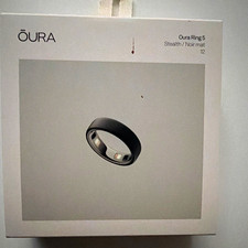 ŌURA Oura Ring 5 Stealth Schwarz Gr. 12 Blue...