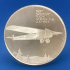 Sterling Silver Round Franklin Mint History of Flight 37.63 gram (1.12 ozt .999)
