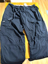 koi Women  s Scrub Pants Lot L Regular Drawstring Elastic Black Gray Pink 701