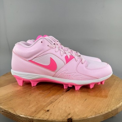 Nike Jordan Stadium 90 Low TD Mens Size 14 Football Cleats Pink Foam Glow White