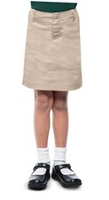 Classroom Uniforms for Girls, Scooter Skirt with Built-in 12 Big Girls Khaki