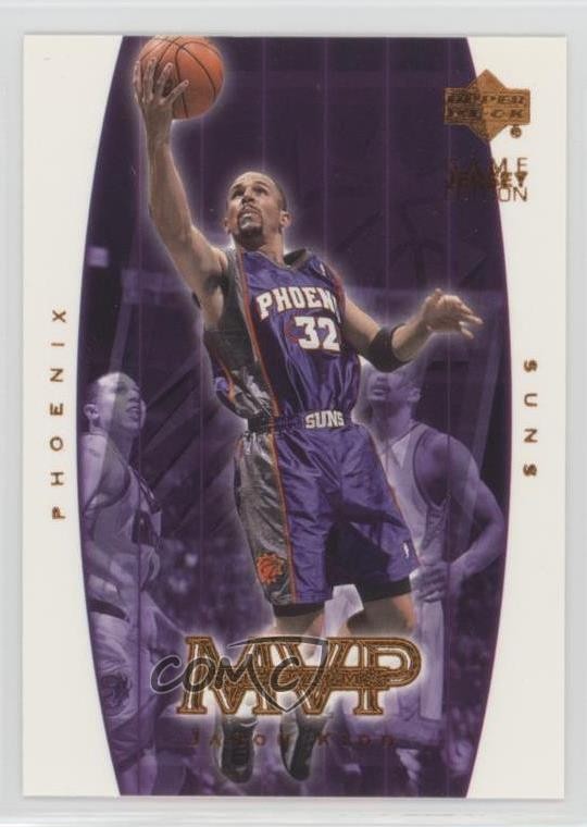 2000-01 Upper Deck Game Jersey Edition Team MVP Jason Kidd #411 HOF 02v3