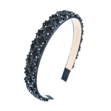 Crystal Rhinestone Headbands for Women Girls Bling Sparkly Headband Beaded Padde