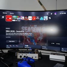 SAMSUNG 32-inch T55 Series - 1000R Curved Monitor: 75Hz, 4ms, 1080p LC32T550FDN