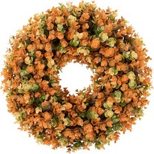 20'' Fall Wreath for Front Door, Faux Autumn Eucalyptus Wreaths Large Thanksgivi