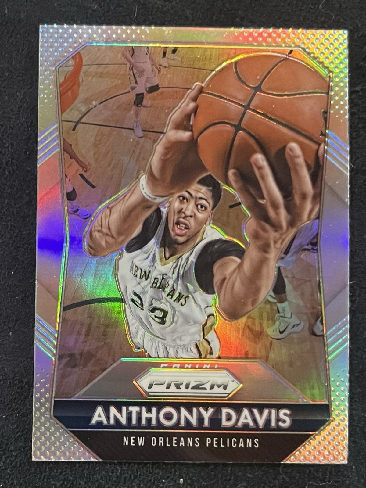 2015-16 Panini Prizm #55 Anthony Davis SILVER PRIZM Lakers Mavs SP