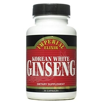 Imperial Elixir (Ginseng Company) Корейский белый женьшень 50 капсул