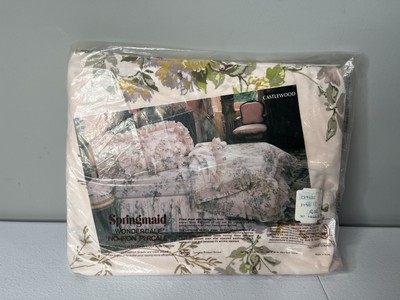Vtg Springmaid Castlewood Double Fitted Sheet Floral
