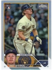 2023 Topps Chrome Update Series - Joey Wiemer #USC80 Refractor (RC)
