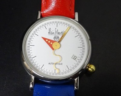 Alain Silberstein Architekt Automatic White Dial Avant-Garde Design Art Watch