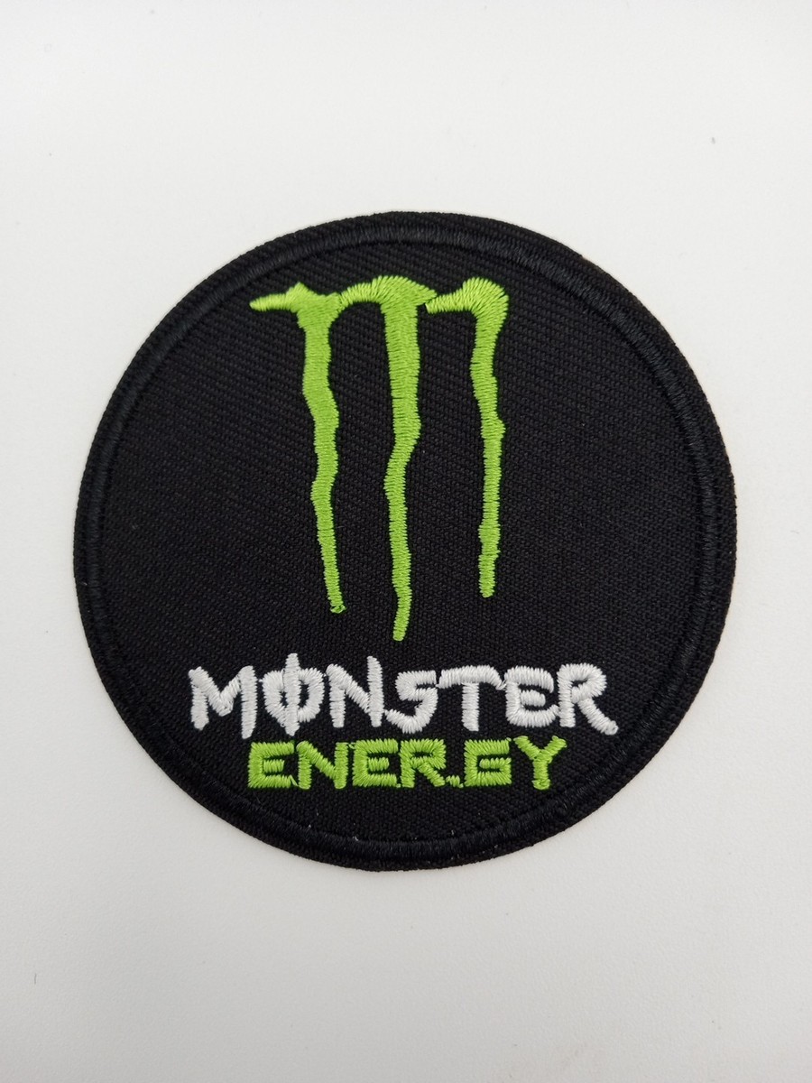 Monster Energy Embroidered Iron On Patch ,Round 2.75