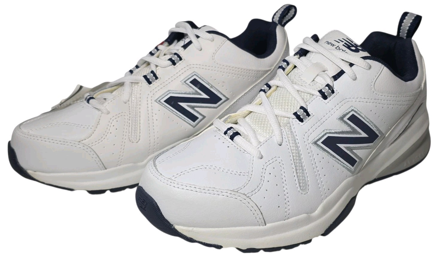 New Balance 608 v5 Training Sneakers Mens Size 8.5 D MX608WN5 White Navy NEW thumbnail 11