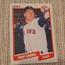 Fleer 1990 Roger Clemens #271 Boston Red Sox Base Set MLB Baseball Card