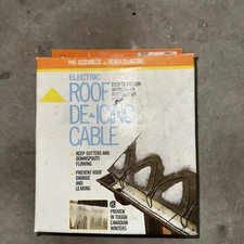 FROST KING RC60 ELECTRIC ROOF DE-ICING CABLE 60 Ft. 120V GUTTER Heat Ice Removal