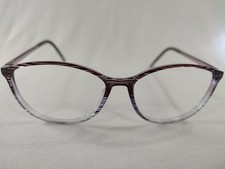 Silhouette SPX 1564 6050 Eyeglass Frames Purple Striped 52-14-130 Austria Womens