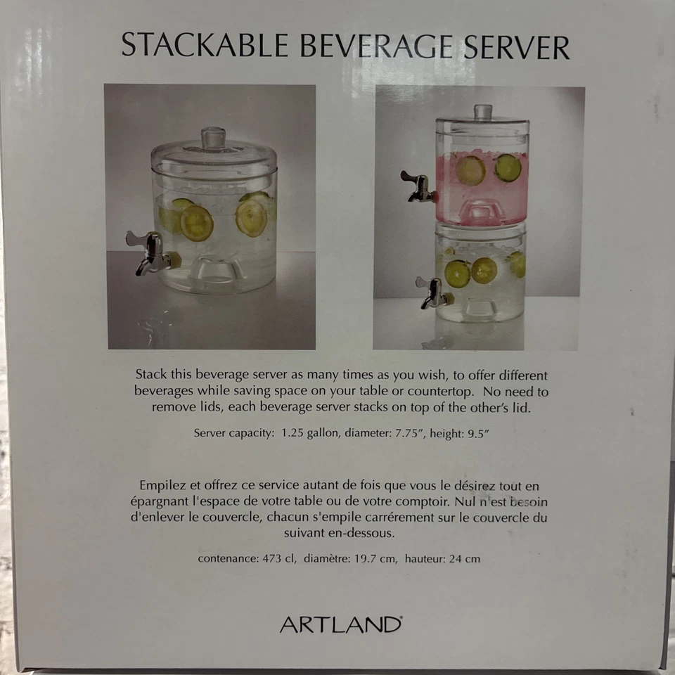 Artland штабелируемые серверы напитков совершенно новые в коробке две коробки очень универсальные - Изображение 3 из 4