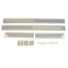 Decal Set 1486 Black Stripe Vinyl Fits International 1486