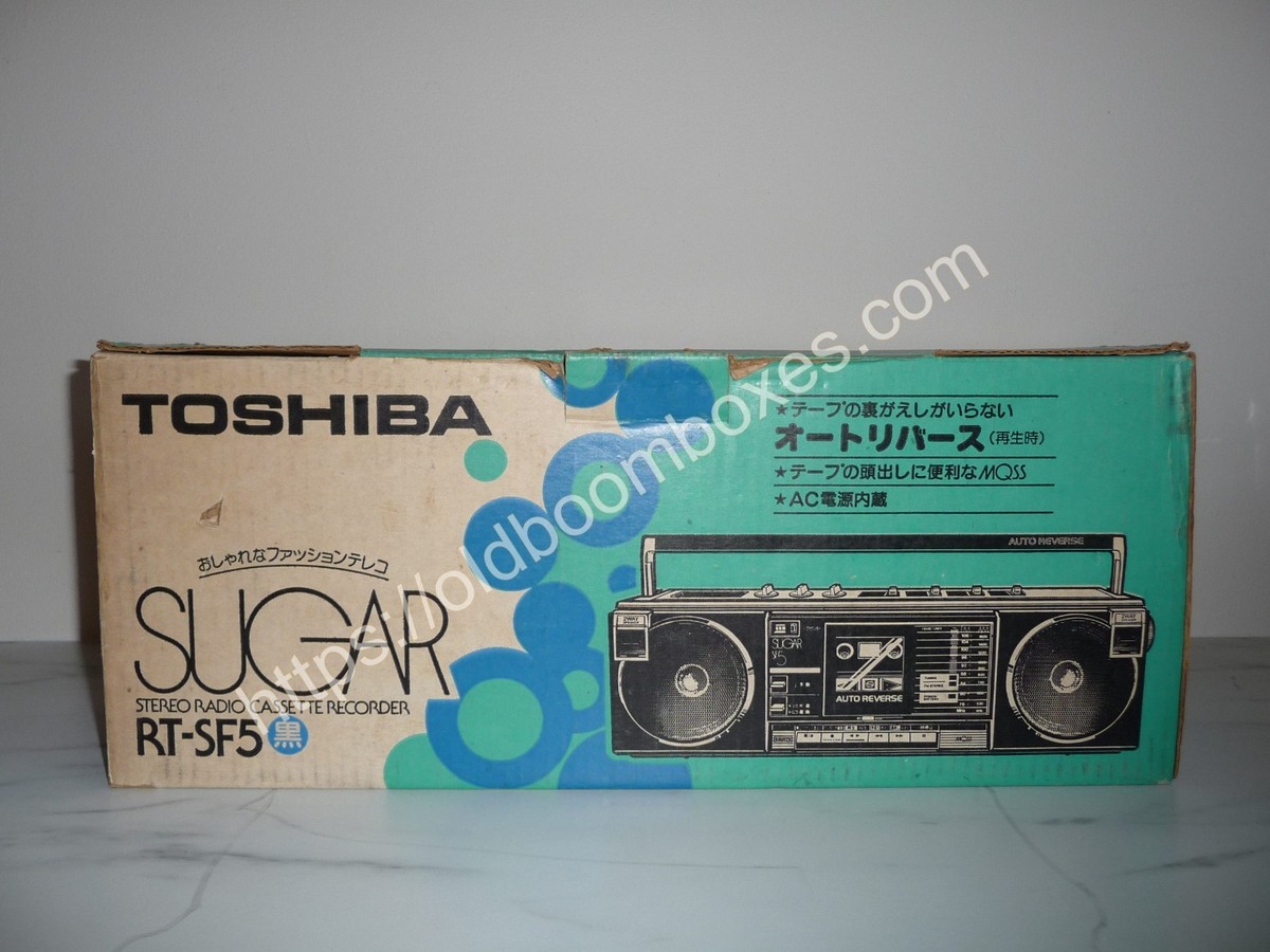 TOSHIBA RT-SF5 Sugar Stereo Radio Cassette Recorder | eBay