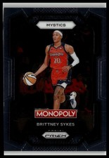 Brittney Sykes 2024 WNBA Panini Prizm Monopoly #38 Mystics