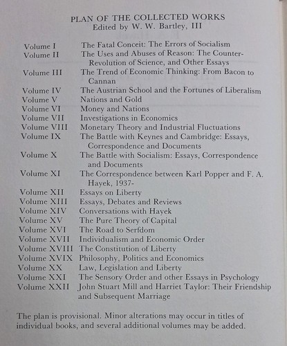 The Collected Works of F. A. Hayek Vol 1 Fatal Conceit: The Errors... HC/DJ 1988 - 第 8/16 張圖片